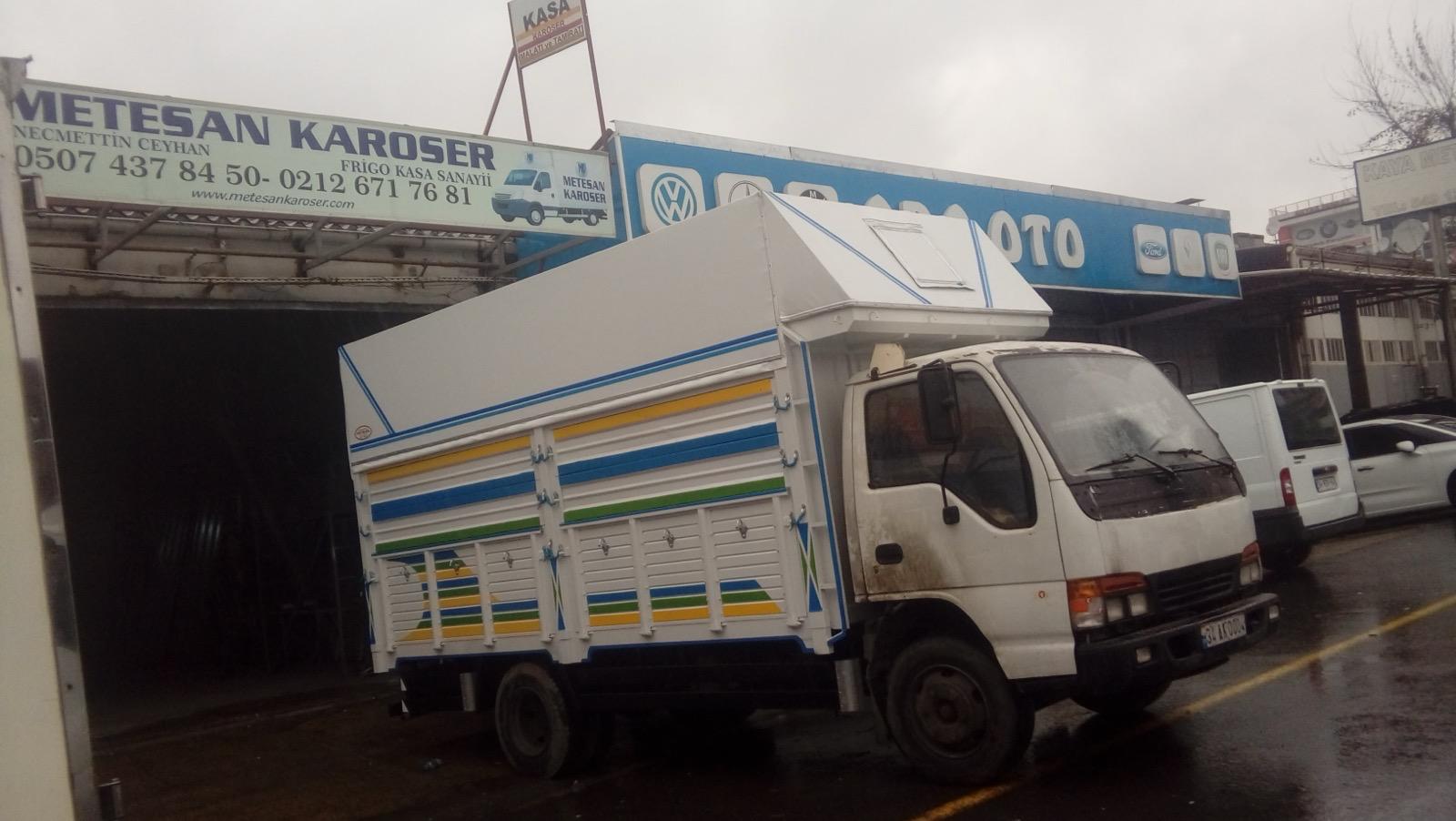 Sabit Ahşap Pazarcı Kasası